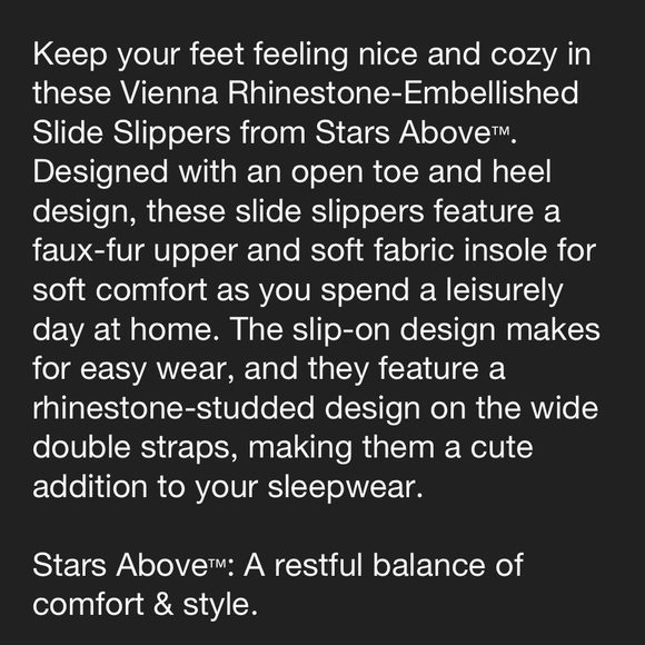 Women’s Vienna Rhinestones Embellished Slippers by stars above - Picture 6 of 7